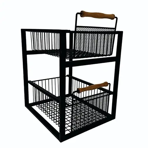 نظم دهنده کابینت مدل دو طبقه کشویی