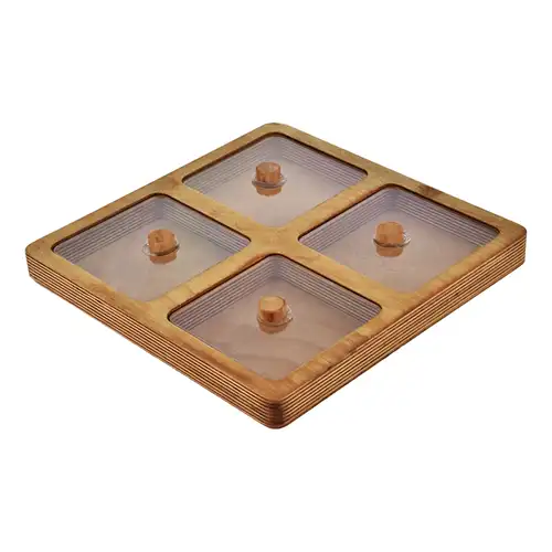 اردوخوری چوبی مربع
